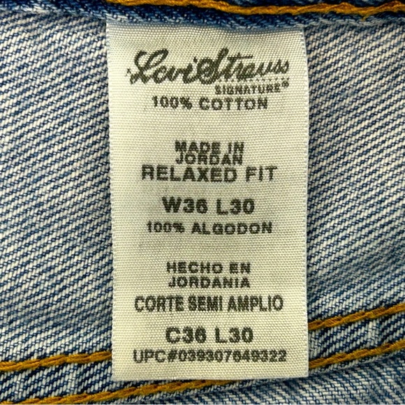 Levi Strauss Relaxed Fit Jeans Size 36 X 30 - Picture 6 of 7